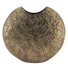 Gold Thalia Steel Vase